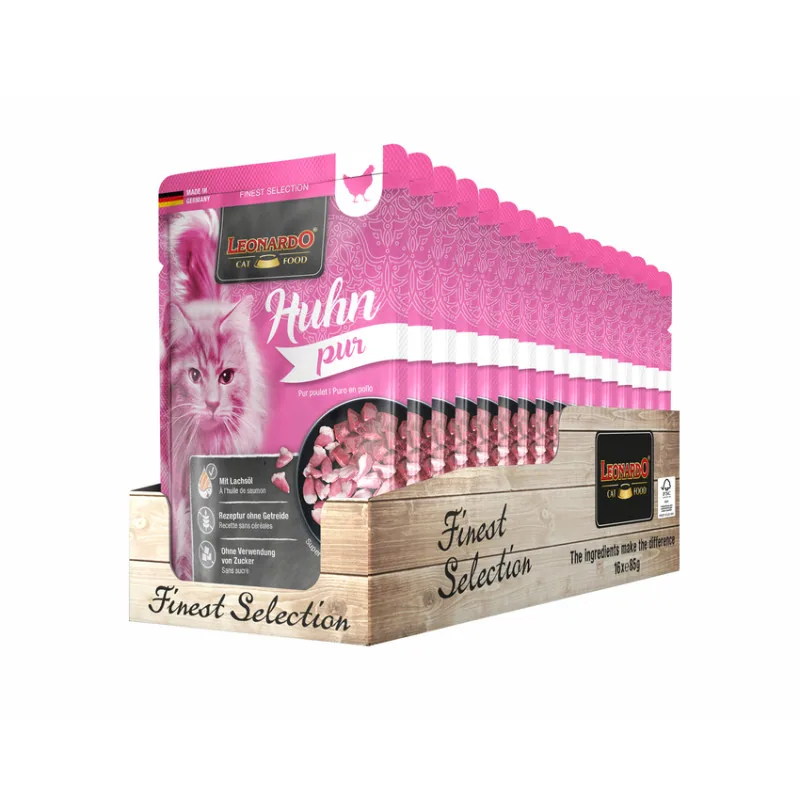 Leonardo Puro Pollo 85 gr. x 16 Bustine