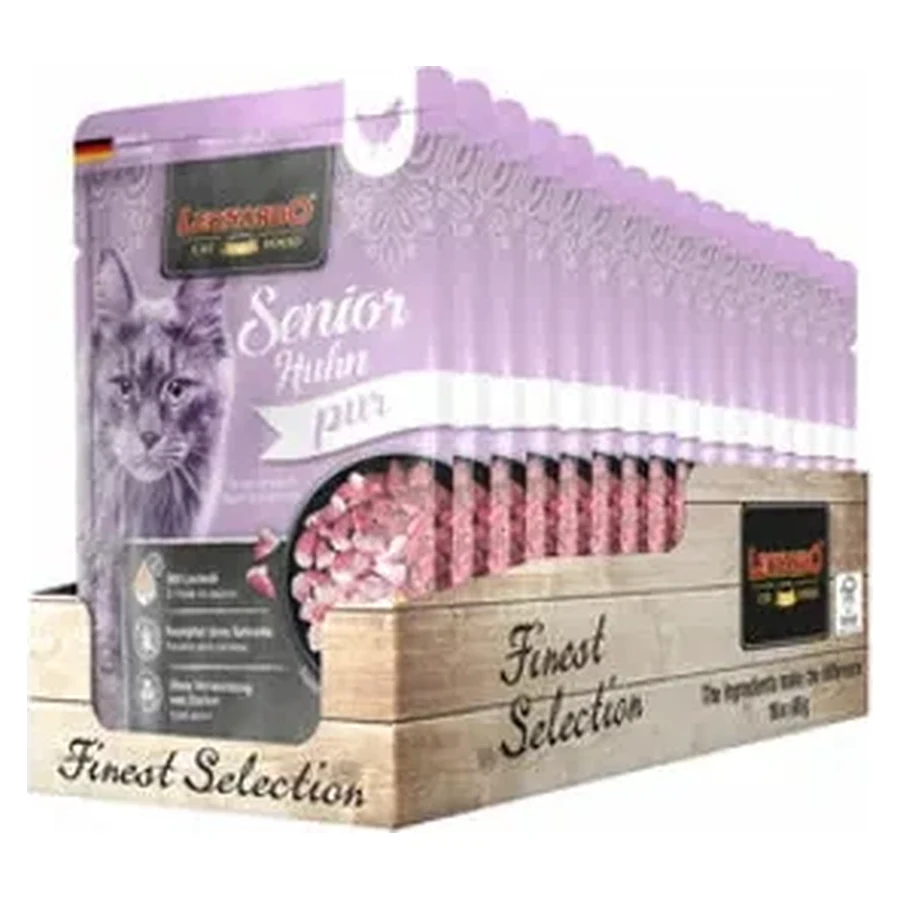 LEONARDO busta Senior Pollo 85 gr. x 16 Bustine