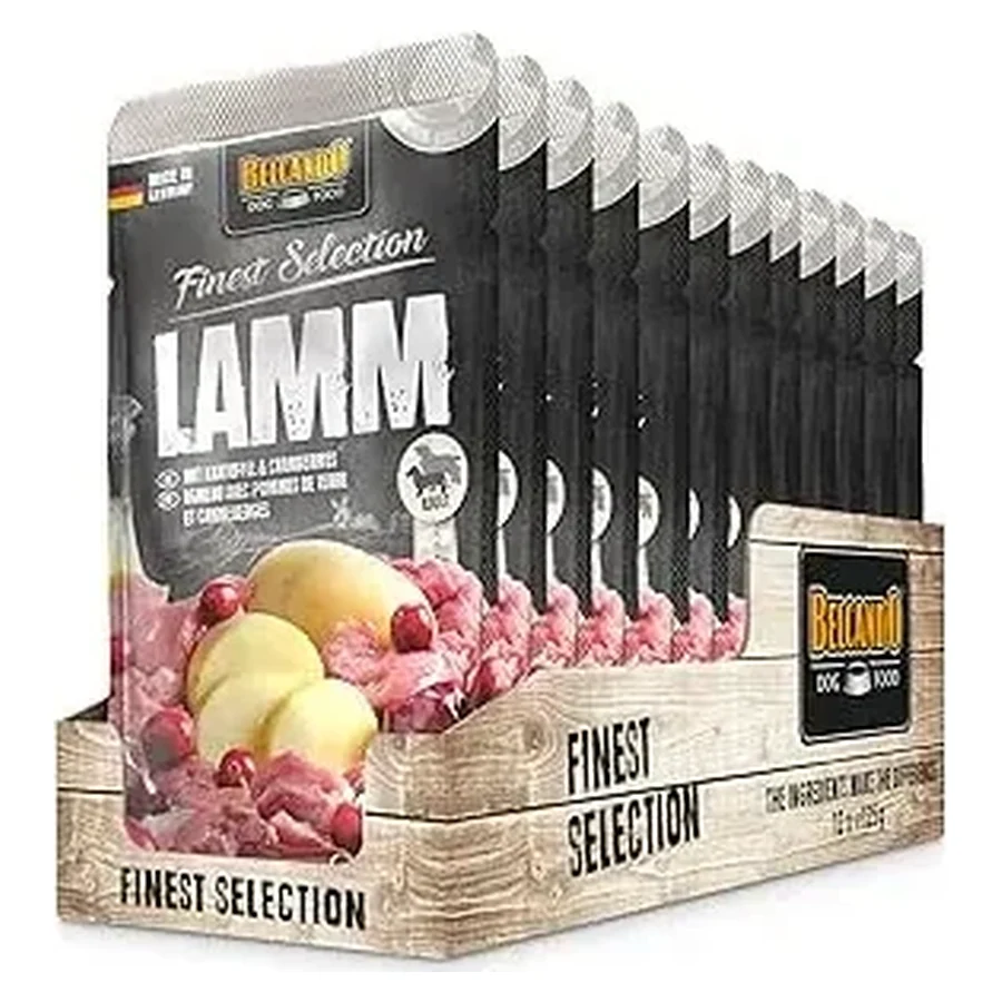 Belcando Agnello con patate e ossicocco 12x125 gr. (bustine) - confezione