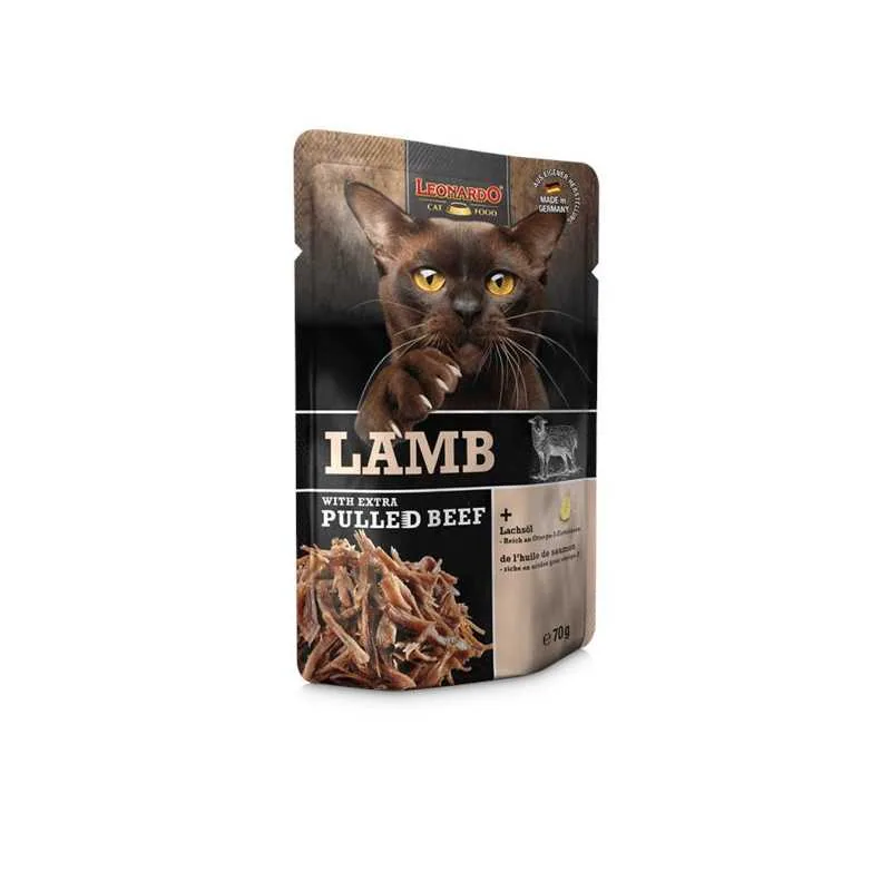 Leonardo Agnello con sfilaccetti di carne al manzo da 70 gr.