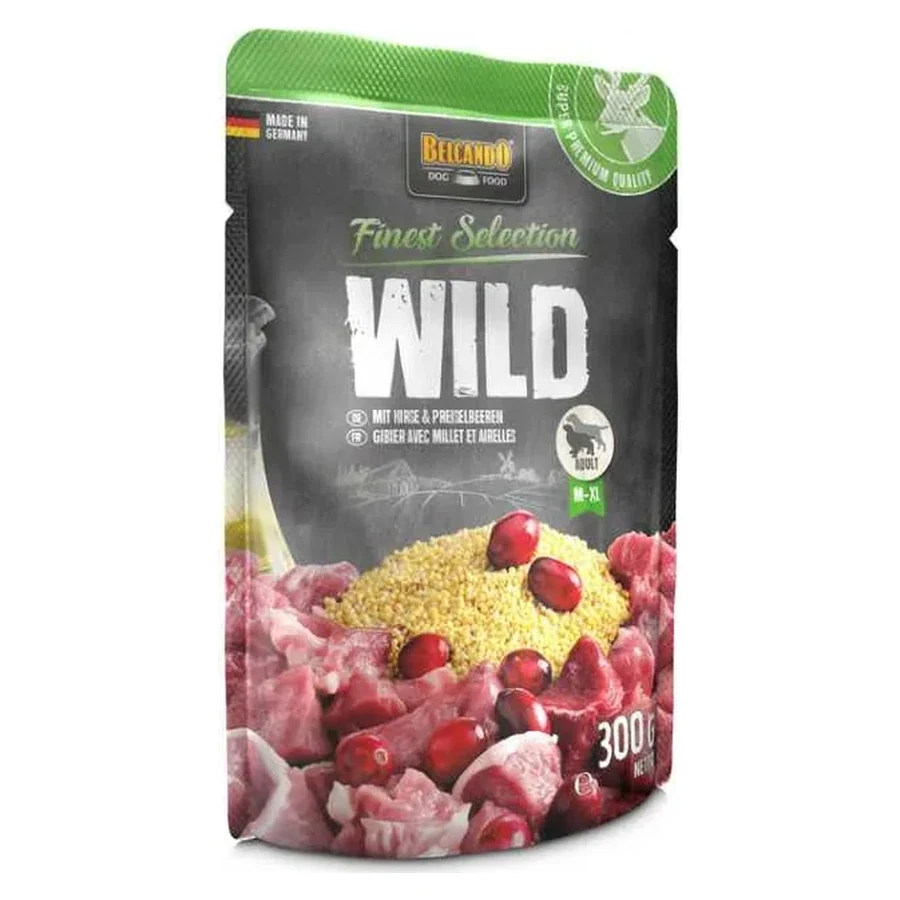 BELCANDO Selvaggina con Miglio e Mirtilli Rossi 300 gr.