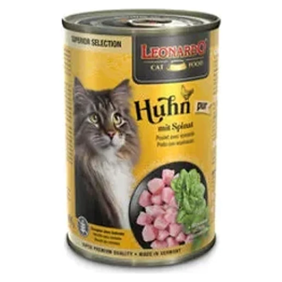 LEONARDO SUPERIOR lattina Pollo con Spinaci Gr 400