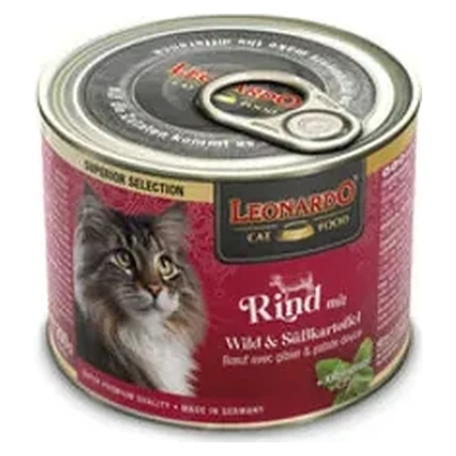 LEONARDO SUPERIOR lattina Manzo con Selvaggina & Patate dolci Gr 200