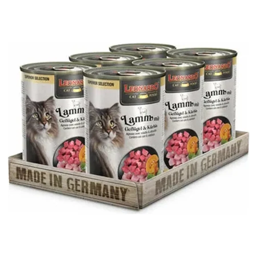 LEONARDO SUPERIOR lattina Agnello Pollame e Zucca 6 x 400 gr
