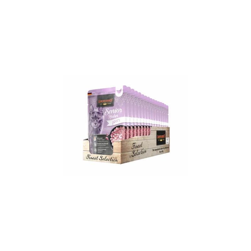 LEONARDO busta Senior Pollo 85 gr. x 16 Bustine