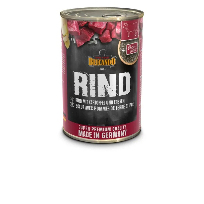 Belcando Manzo con patate e piselli 400 gr.