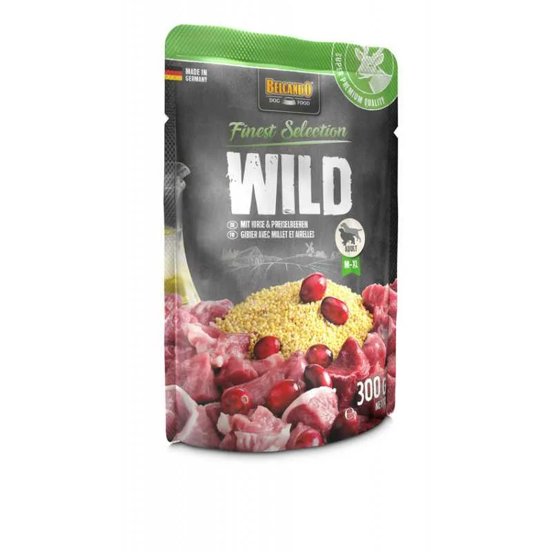 BELCANDO Selvaggina con Miglio e Mirtilli Rossi 300 gr.