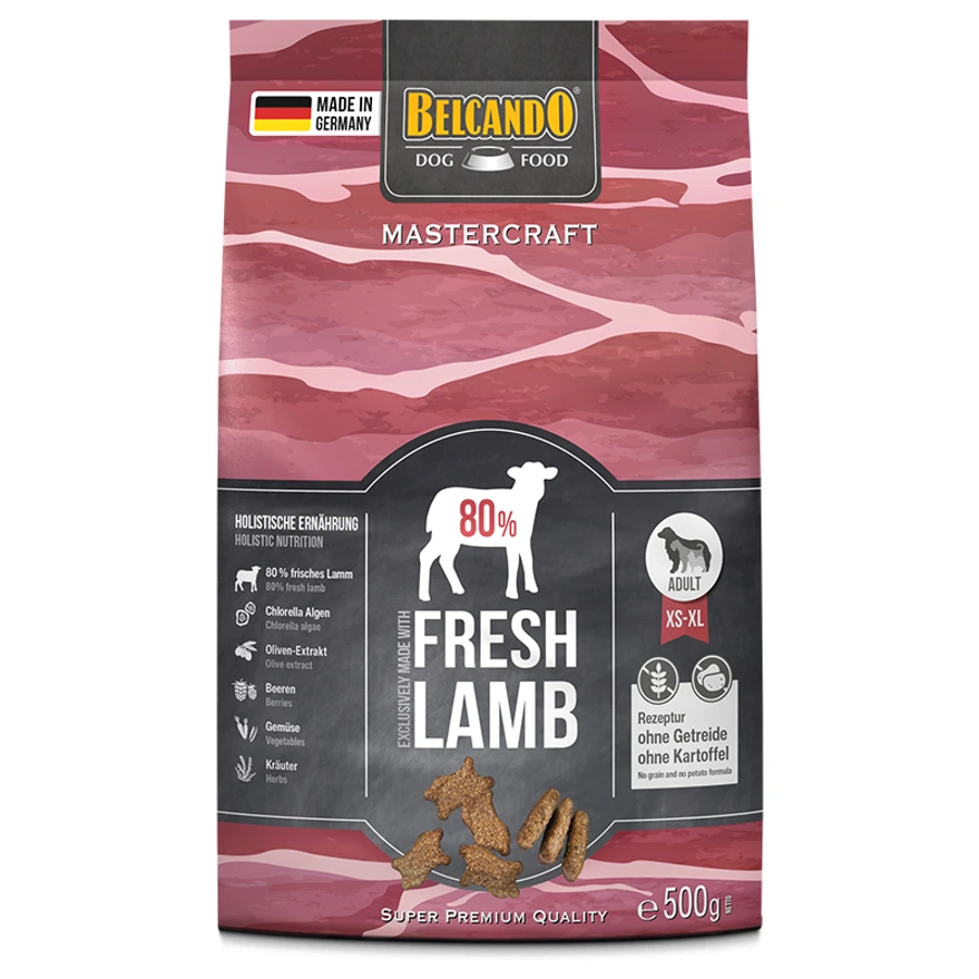 BELCANDO MASTERCRAFT Agnello Fresco 500 gr. - confezione