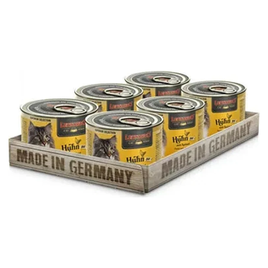 LEONARDO SUPERIOR lattina Pollo con Spinaci 6 x 200 gr