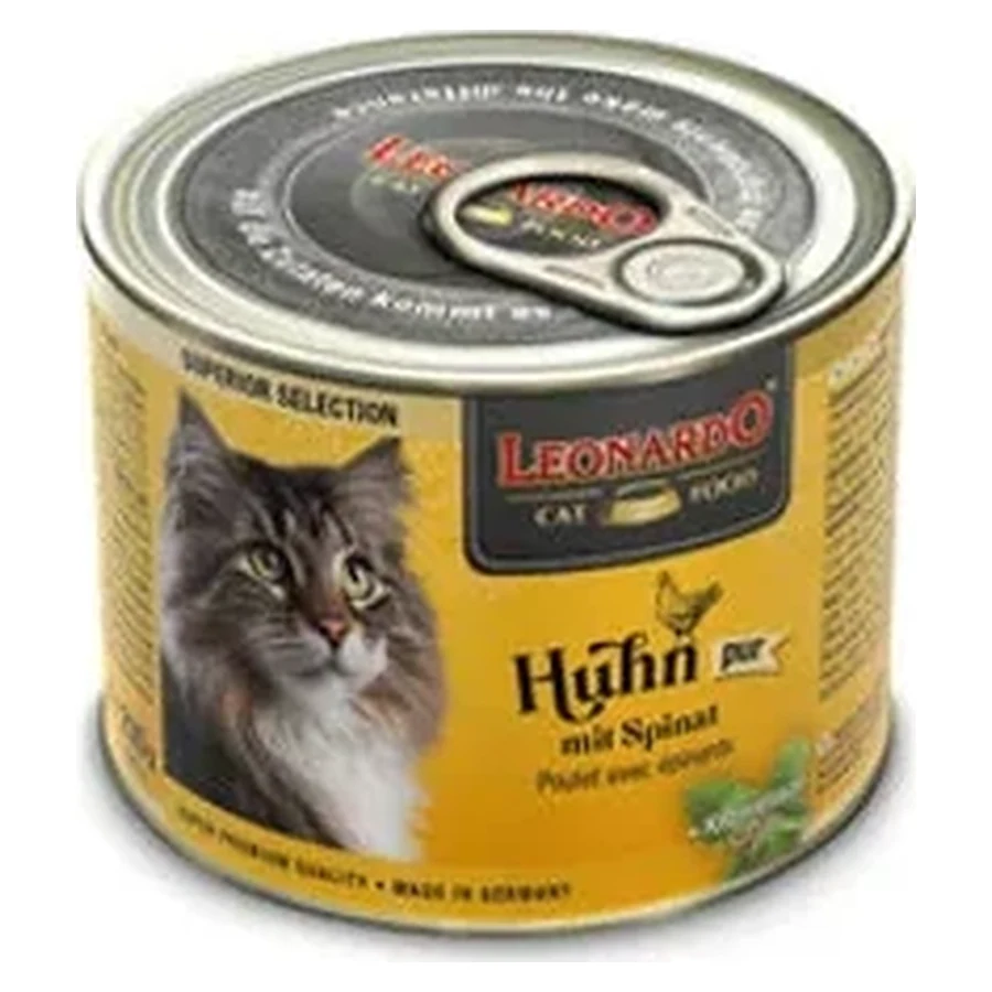 LEONARDO SUPERIOR lattina Pollo con Spinaci Gr 200