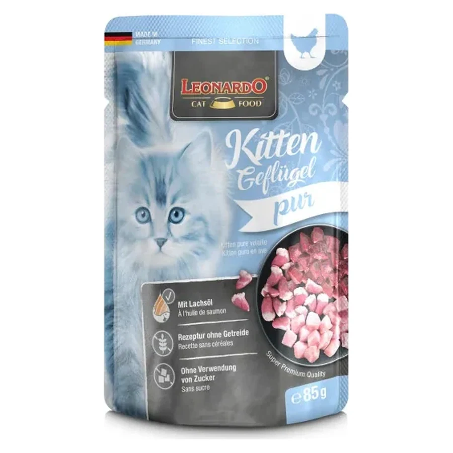 Leonardo Kitten Pollame 85 gr. (Bustina)