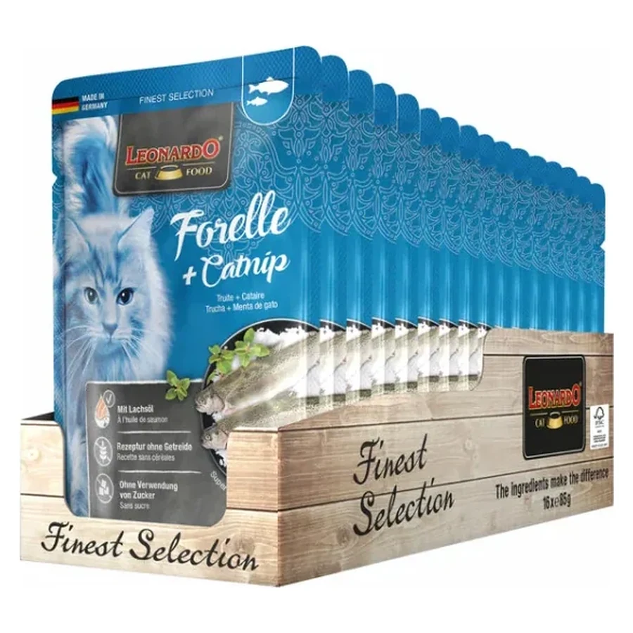 Leonardo Trota + erba gatta 85 gr. x 16 Bustine - confezione