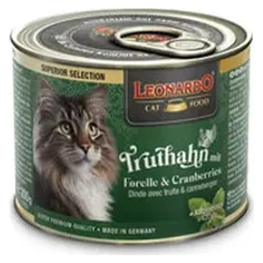 LEONARDO SUPERIOR lattina Tacchino con Trota & Mirtilli rossi Gr 200